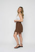 Iris-Tie Front Skort